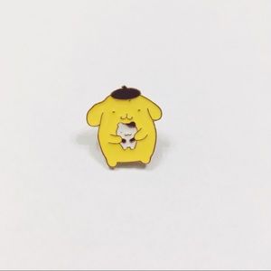 Pom Pom purin enamel pin brooch